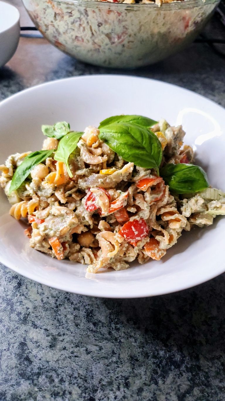 LemonBasilFennel Pasta Salad Inside Out Health & Wellness